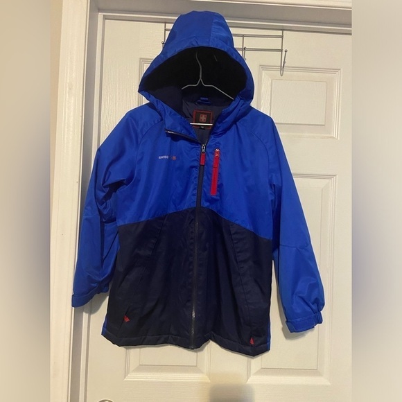 Swiss Tech Other - Swiss Tech Winter Jacket Coat Youth Boys or Girls Size Lg 10/12 Blue Black EUC